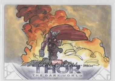 2013 Upper Deck Marvel Thor: The Dark World - Sketches #_BAKO - Babisu Kourtis (Thor) /1