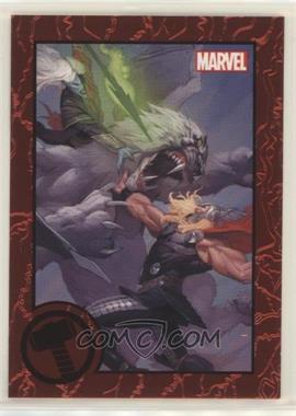2014 Rittenhouse Marvel Universe - Greatest Battles Expanded - Red #91 - Thor vs. Malekith