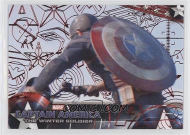 2014 Upper Deck Marvel Captain America: The Winter Soldier - [Base] - Red Patriotic Foil #43 - Captain America: The Winter Soldier /99