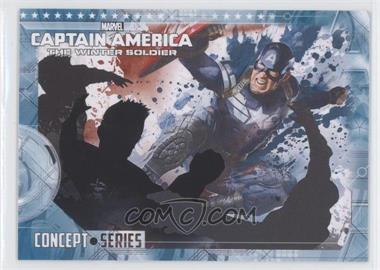 2014 Upper Deck Marvel Captain America: The Winter Soldier - Concept Series #CS-14 - Captain America: The Winter Soldier