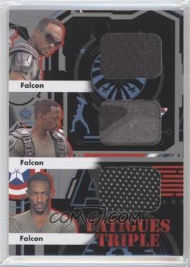 2014 Upper Deck Marvel Captain America: The Winter Soldier - Fatigues Triple #FT-9 - Falcon 