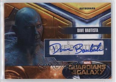 2014 Upper Deck Marvel Guardians of the Galaxy - Autographs #DB - Dave Bautista as Drax the Destroyer