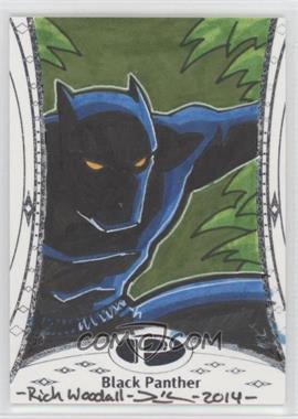 2014 Upper Deck Marvel Premier - Sketch Cards Character #12.2 - Black Panther (Rich Woodall) /1