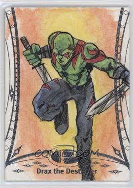 2014 Upper Deck Marvel Premier - Sketch Cards Character #37 - Drax the Destroyer /1