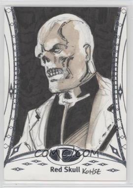 2014 Upper Deck Marvel Premier - Sketch Cards Character #47 - Red Skull /1