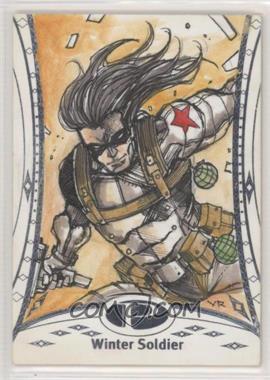 2014 Upper Deck Marvel Premier - Sketch Cards Character #48 - Winter Soldier /1