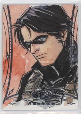 2014 Upper Deck Marvel Premier - Sketch Cards Character #48 - Winter Soldier /1