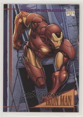 2015 Marvel Fleer Retro - 1993 SkyBox Marvel Universe #13 - Iron Man