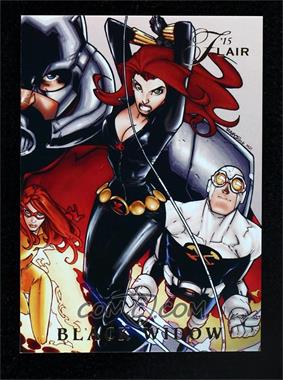 2015 Marvel Fleer Retro - 1994 Flair Marvel Power Blast #8 - Black Widow