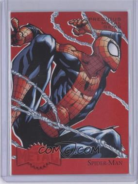 2015 Marvel Fleer Retro - 1995 Fleer Metal Blaster - Precious Metal Gems Red #34 - Spider-Man /100
