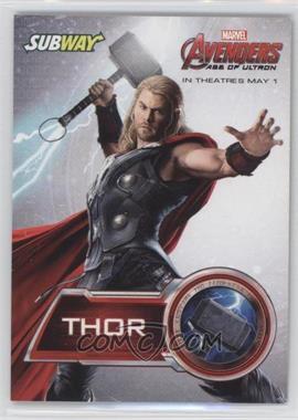 2015 Subway Marvel Avengers: Age of Ultron - [Base] #THOR - Thor