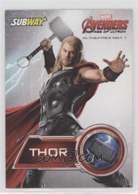 2015 Subway Marvel Avengers: Age of Ultron - [Base] #THOR - Thor