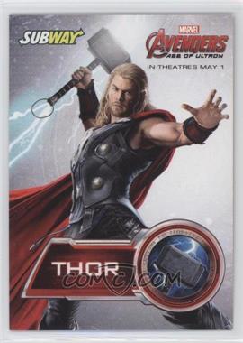 2015 Subway Marvel Avengers: Age of Ultron - [Base] #THOR - Thor