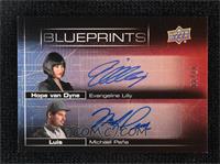 Michael Pena, Evangeline Lilly #/10