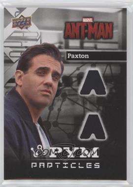 2015 Upper Deck Marvel Ant-Man - Single Character Memorabilia #PT-PA - Paxton