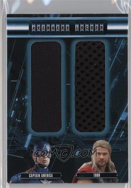 2015 Upper Deck Marvel Avengers: Age of Ultron - Avengers' Locker Dual #AL2-CT - Captain America, Thor