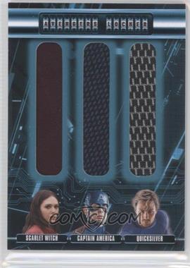 2015 Upper Deck Marvel Avengers: Age of Ultron - Avengers' Locker Triple #AL3-WCP - Captain America, Scarlet Witch, Quicksilver