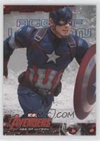 Outside, Captain America leads... #/199