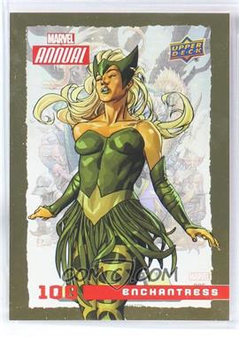 2016 Upper Deck Marvel Annual - [Base] - Gold #106 - SP - Enchantress