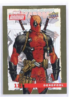 2016 Upper Deck Marvel Annual - [Base] - Gold #111 - SP - Deadpool