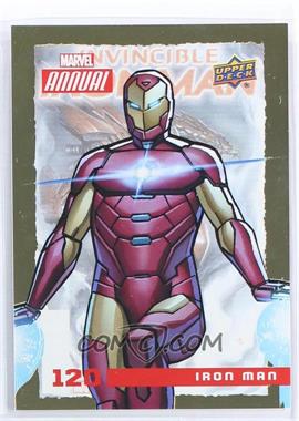 2016 Upper Deck Marvel Annual - [Base] - Gold #120 - SP - Iron Man