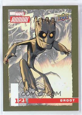 2016 Upper Deck Marvel Annual - [Base] - Gold #121 - SP - Groot