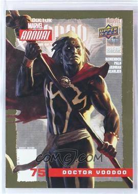2016 Upper Deck Marvel Annual - [Base] - Gold #75 - Doctor Voodoo