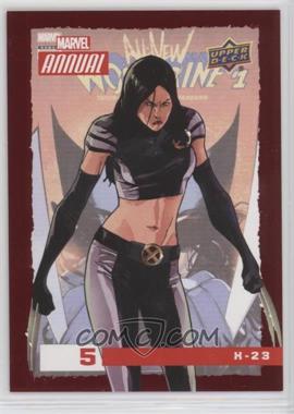 2016 Upper Deck Marvel Annual - [Base] - Red #5 - X-23