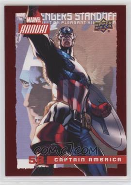 2016 Upper Deck Marvel Annual - [Base] - Red #58 - Captain America