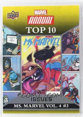 2016 Upper Deck Marvel Annual - Base Comic Variants #TIV-3 - Ms Marvel Vol 4 #3