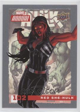 2016 Upper Deck Marvel Annual - [Base] #102 - SP - Red She-Hulk