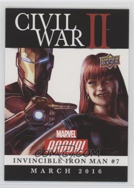 2016 Upper Deck Marvel Annual - Civil War II #CW-19 - Civil War II: Invincible Iron Man #7