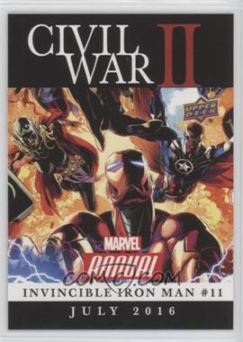 2016 Upper Deck Marvel Annual - Civil War II #CW-23 - Civil War II: Invincible Iron Man #11