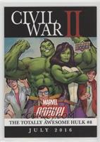 Civil War II: The Totally Awesome Hulk #8