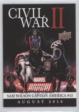 2016 Upper Deck Marvel Annual - Civil War II #CW-35 - Civil War II: Sam Wilson Captain America #12