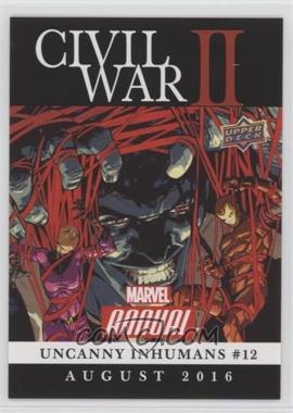 2016 Upper Deck Marvel Annual - Civil War II #CW-37 - Civil War II: Uncanny Inhumans #12