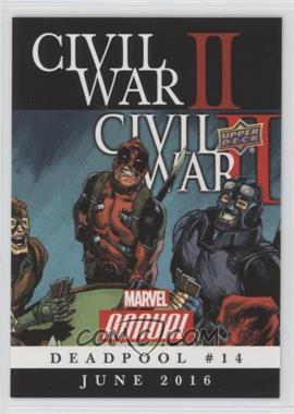 2016 Upper Deck Marvel Annual - Civil War II #CW-39 - Civil War II: Deadpool #14