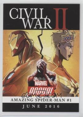 2016 Upper Deck Marvel Annual - Civil War II #CW-6 - Civil War II: Amazing Spider-Man #1