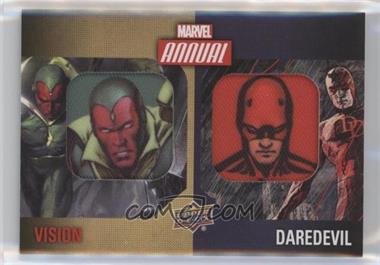 2016 Upper Deck Marvel Annual - Dual Character Patch #DCP-14 - SP - Vision, Daredevil