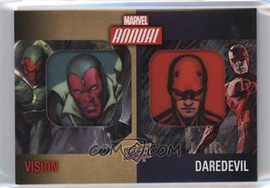 2016 Upper Deck Marvel Annual - Dual Character Patch #DCP-14 - SP - Vision, Daredevil