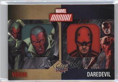 2016 Upper Deck Marvel Annual - Dual Character Patch #DCP-14 - SP - Vision, Daredevil