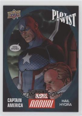 2016 Upper Deck Marvel Annual - Plot Twist #PT-1 - Captain America