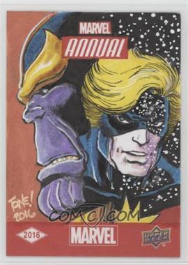 2016 Upper Deck Marvel Annual - Sketch Cards #SKT - Albert Morales /1