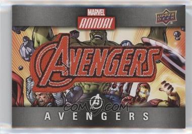 2016 Upper Deck Marvel Annual - Team Name Patch #TNP-1 - Avengers