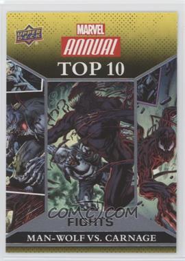 2016 Upper Deck Marvel Annual - Top 10 Fights #TF-9 - Man-Wolf, Carnage