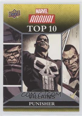 2016 Upper Deck Marvel Annual - Top 10 Villains #TV-9 - Punisher