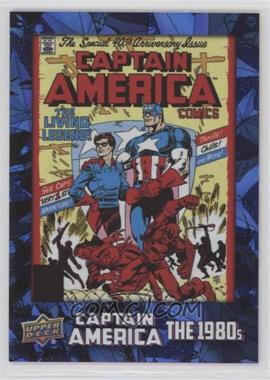2016 Upper Deck Marvel Captain America 75th Anniversary - [Base] - Blue Foil #DEC-46 - Captain America Vol 1 #255 /10