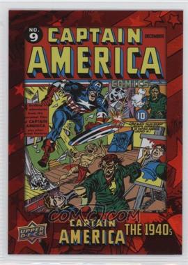 2016 Upper Deck Marvel Captain America 75th Anniversary - [Base] - Red Foil #DEC-73 - Captain America Comics Vol 1 #9 /175