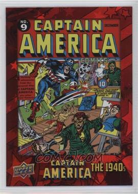 2016 Upper Deck Marvel Captain America 75th Anniversary - [Base] - Red Foil #DEC-73 - Captain America Comics Vol 1 #9 /175