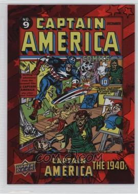 2016 Upper Deck Marvel Captain America 75th Anniversary - [Base] - Red Foil #DEC-73 - Captain America Comics Vol 1 #9 /175